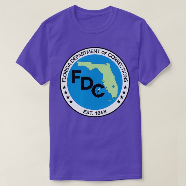 Florida Department of Corrections T Shirt (Design framsida)