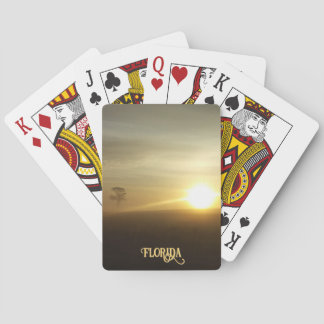 Florida Dimma Morgon Soluppgång Naturlig Fotografi Casinokort