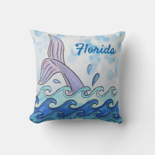 Florida Dolphin Svan Kudde