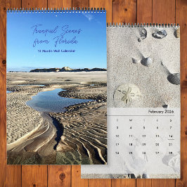 Florida East Coast Beaches Backwater Natur Kalender
