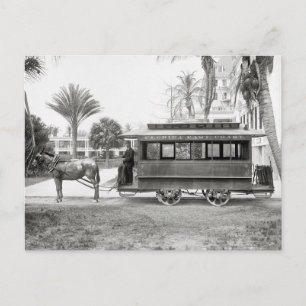 Florida East Coast Trolley, 1905 Vykort