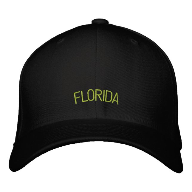 Florida Embroized Hat Broderad Keps (Framsida)