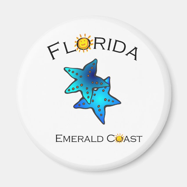 Florida Emerald Kusten Magnet (Framsidan)