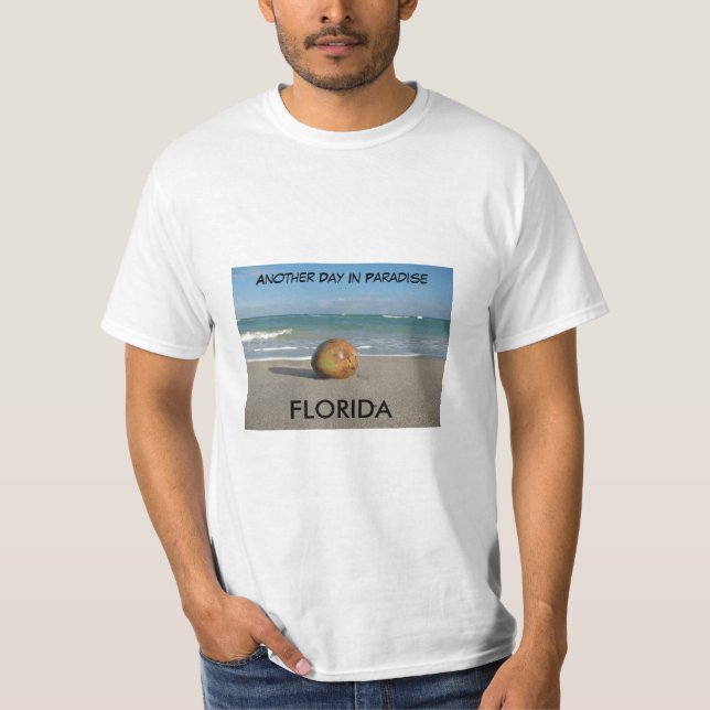 FLORIDA en annan dag i paradis Tee Shirt (Framsida)