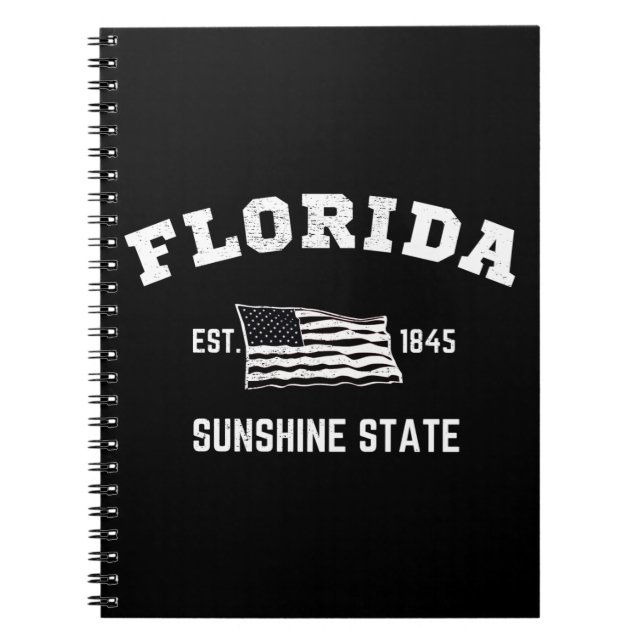 Florida Est, 1845 Sunshine State Anteckningsbok (Framsidan)