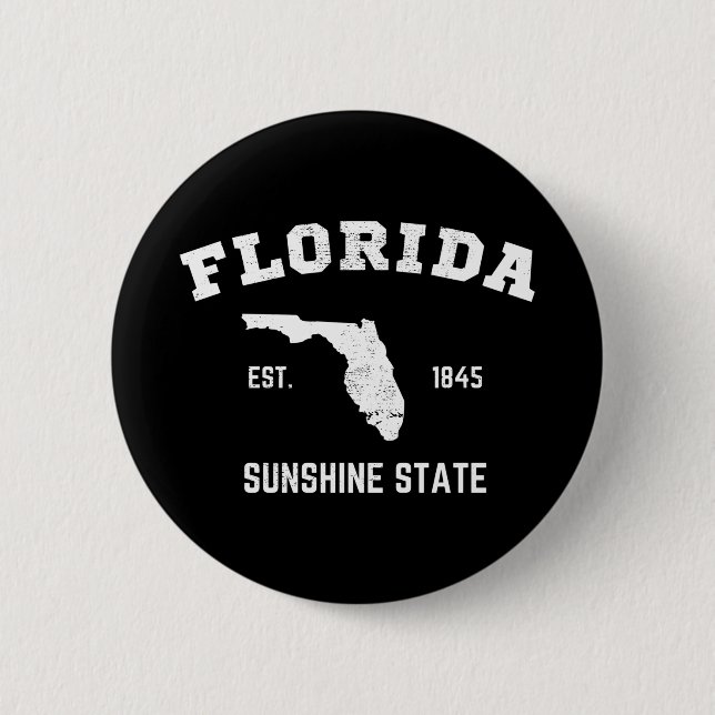 Florida Est 1845 Sunshine State Knapp (Framsida)