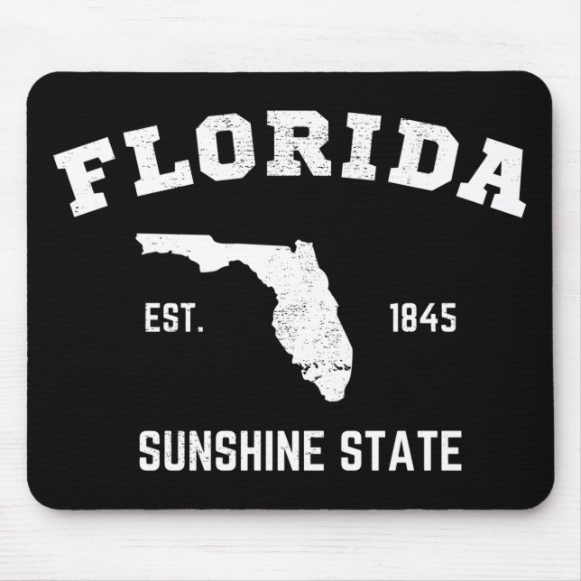 Florida Est 1845 Sunshine State Musmatta (Framsidan)