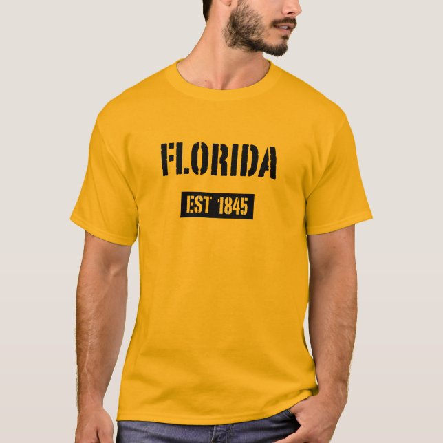 Florida EST 1845 T-Shirt (Framsida)