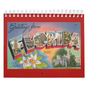 FLORIDA, ett vintageår Kalender