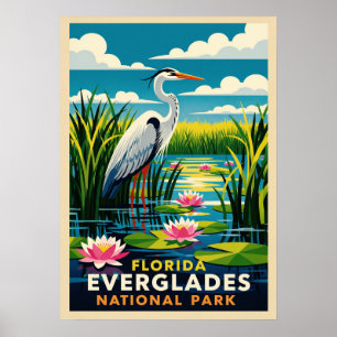 Florida Everglades nationalpark V04 Poster
