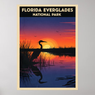 Florida Everglades nationalpark V05 Poster