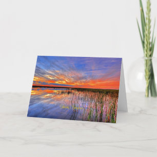 Florida Everglades, scenisk panorama, Kort
