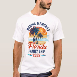 Florida Family Vacation 2025 Skapar Memories Toget T Shirt