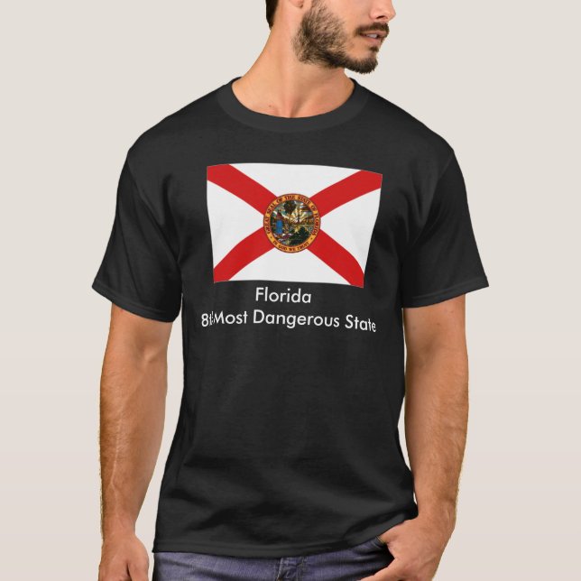 Florida farligast Florida8th påstår T Shirt (Framsida)