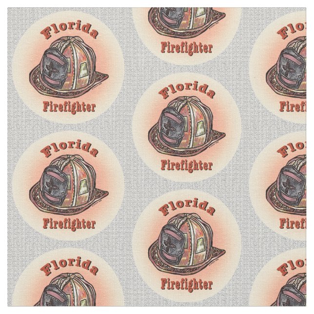 Florida Firefighter Tyg (Närbild)