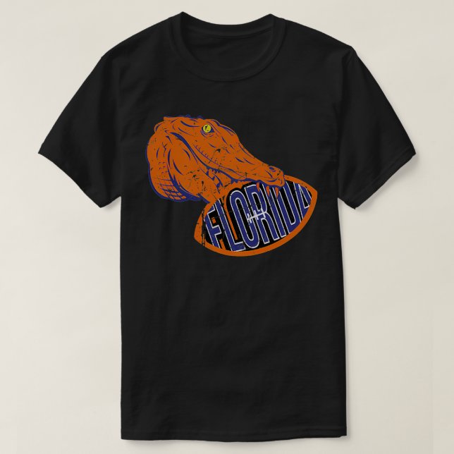 Florida Fl Fläkt Gator State TShirt 5 T Shirt (Design framsida)