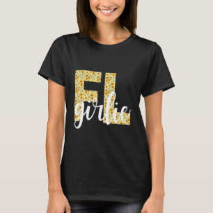 Florida FL Girl State Pride Preppy Sunflowe T Shirt