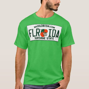 Florida FL License Plate Classic T Shirt