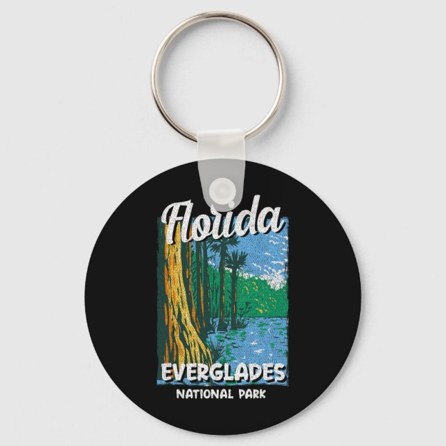 Florida Fl Miami Summer Vibes Beach Sunshine State Nyckelring (Framsida)