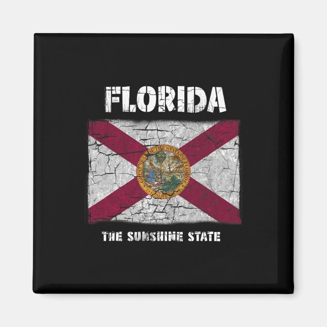 Florida Fl Summer Miami Vibes Beach Sunshine State Magnet (Framsidan)