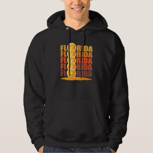 Florida Fl Sunshine State Retro Fl Hoodie