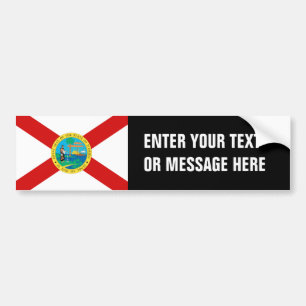 FLORIDA Flagga - Bildekal