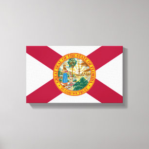 Florida flagga canvastryck