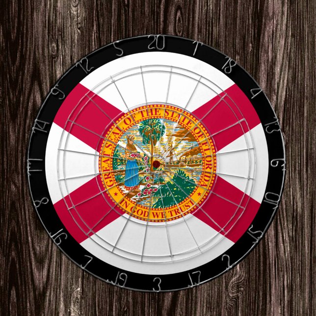 Florida Flagga Dartboard & Florida / USA-speltavla Darttavla (Skapare uppladdad)
