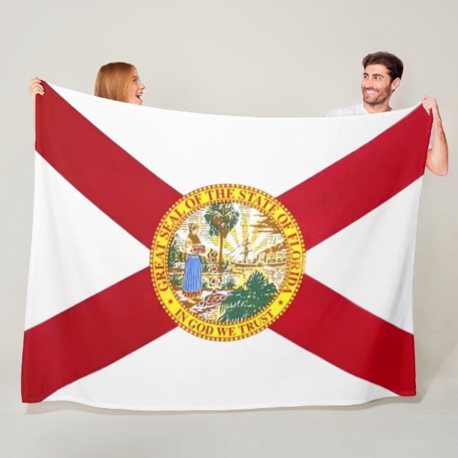 FLORIDA FLAGGA FLEECEFILT (På plats)