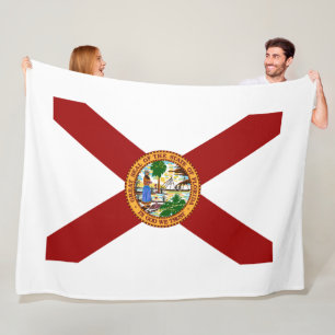 Florida flagga fleecefilt