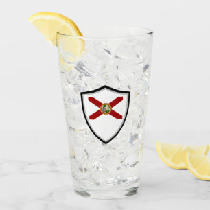 Florida flagga glaskopp