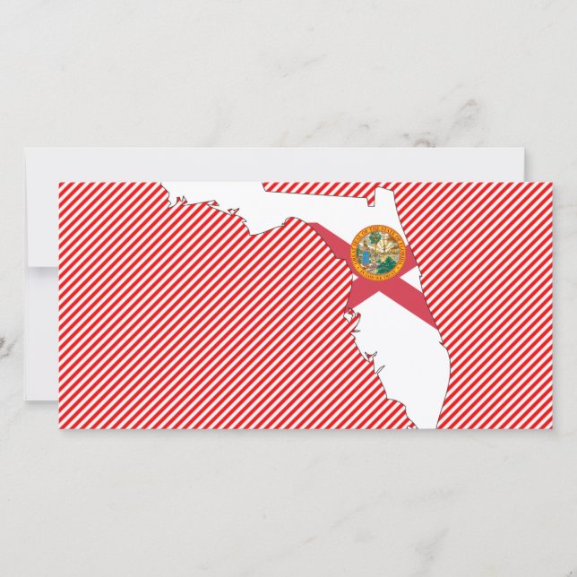 Florida Flagga Karta (Framsida)