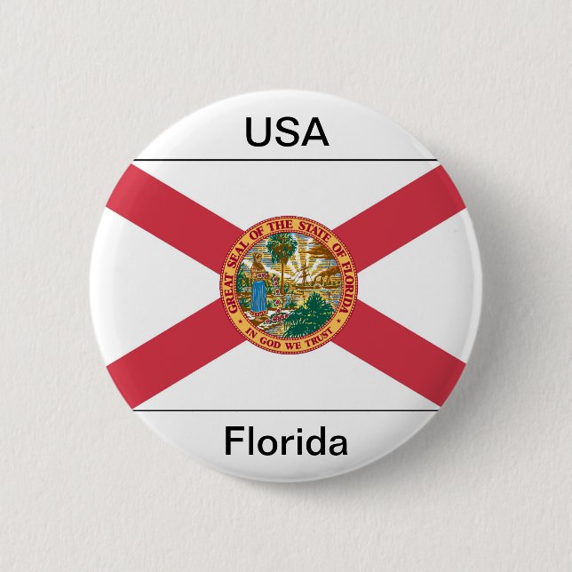 Florida flagga knapp (Framsida)
