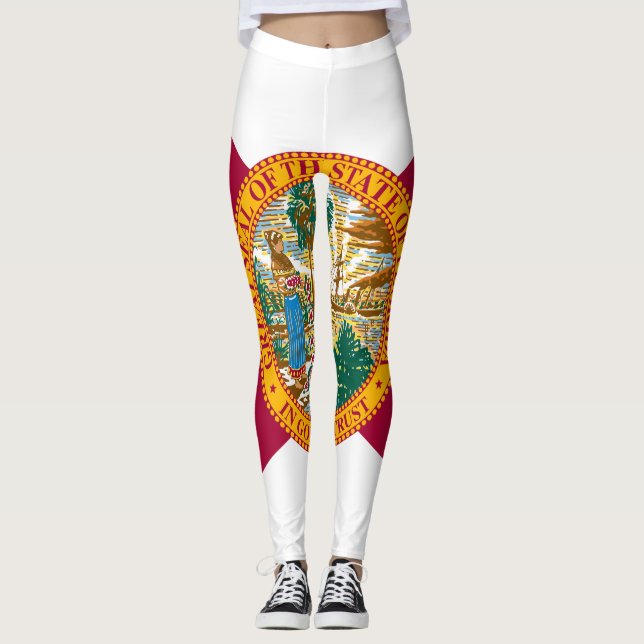 Florida flagga leggings (Framsida)
