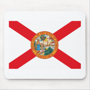 Florida flagga Mousepad Musmatta