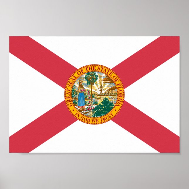 Florida Flagga Poster (Framsidan)