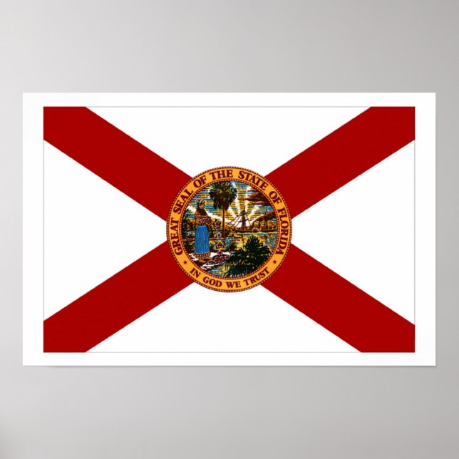 Florida Flagga Poster (Framsidan)