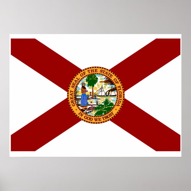 Florida flagga poster (Framsidan)