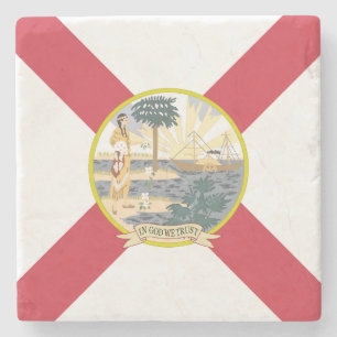 Florida Flagga: Sunshine State of Floridians Stenunderlägg