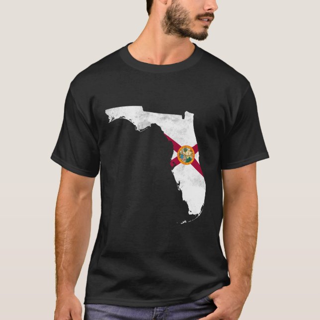Florida Flagga T Shirt (Framsida)
