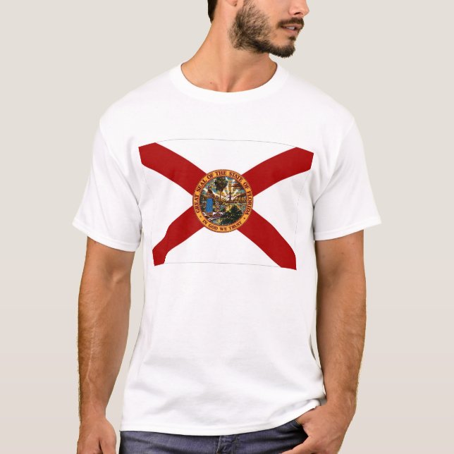 Florida flagga tee shirt (Framsida)