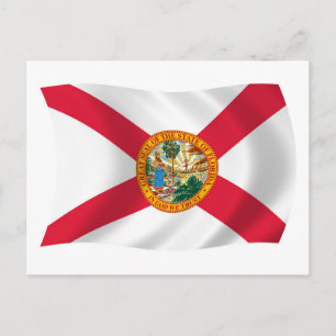 Florida Flagga vykort
