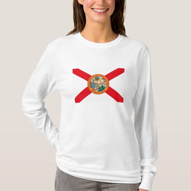 Florida flaggaT-tröja Tee (Framsida)