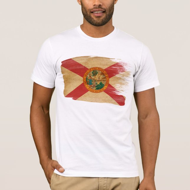 Florida flaggaT-tröja Tee Shirt (Framsida)