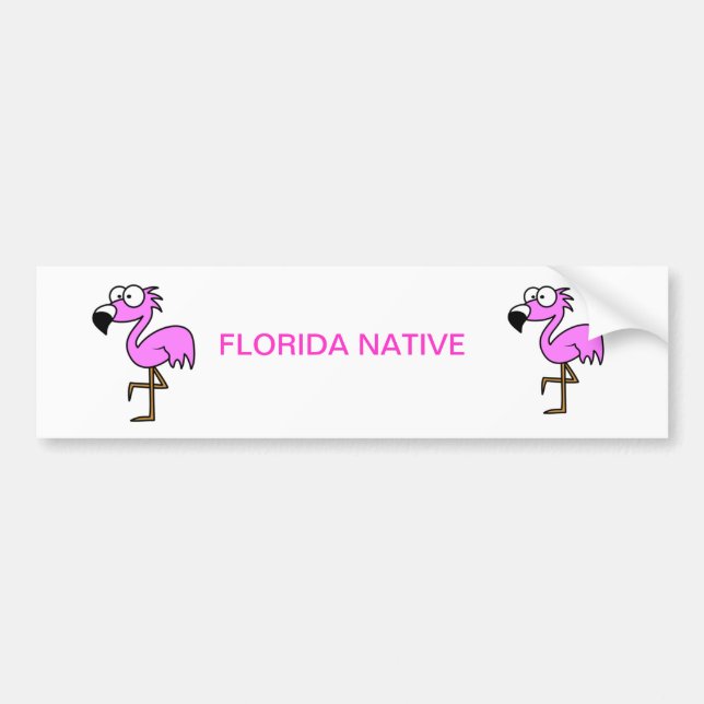 Florida Flamingobildekal Bildekal (Framsidan)