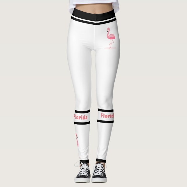 Florida Flamingos Leggings (Framsida)