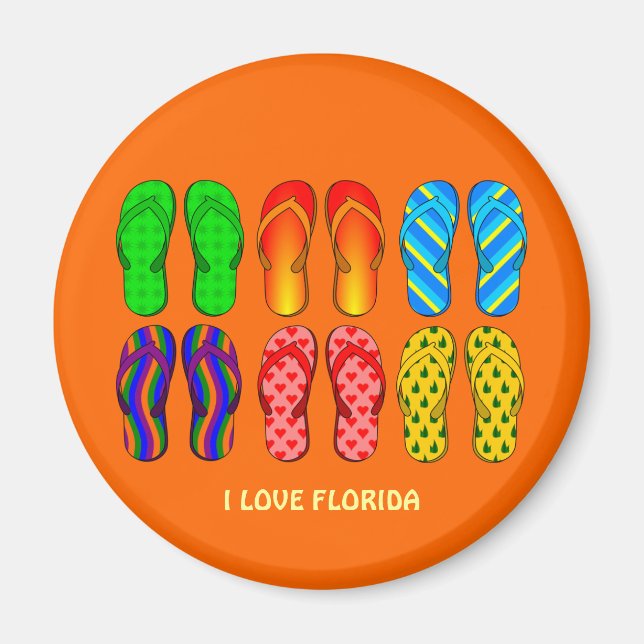 Florida: Flinflip flops Magnet (Framsidan)