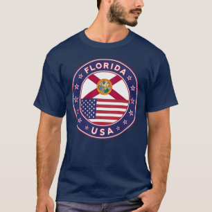 Florida, Florida t-shirt, blå T Shirt