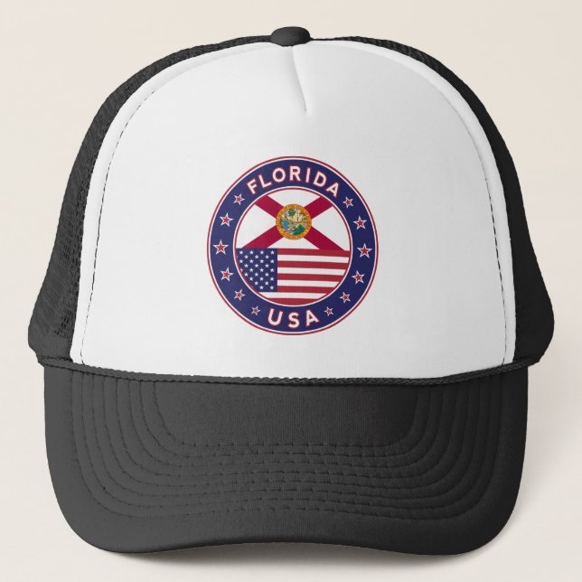 Florida, Florida t-shirt, Florida-dekal Keps (Framsida)