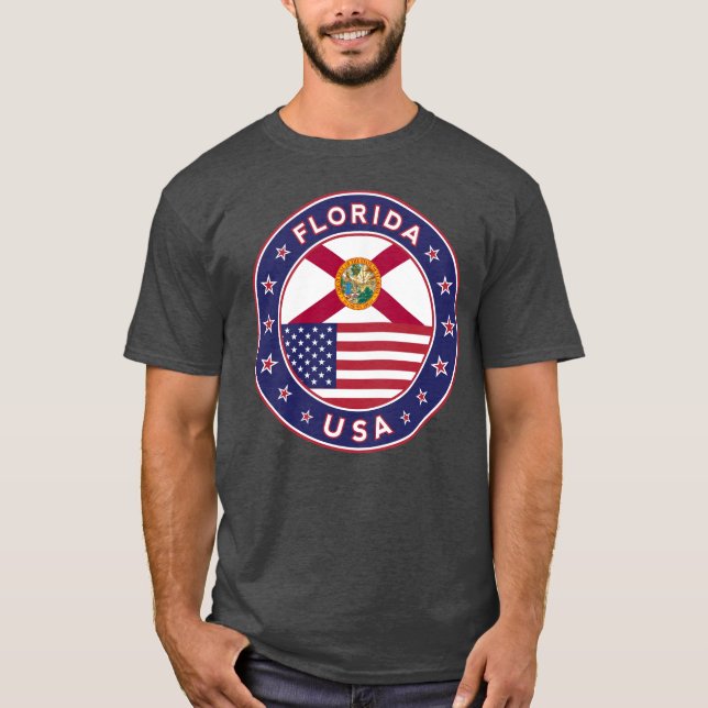 Florida, Florida t-shirt, Florida-dekal T Shirt (Framsida)